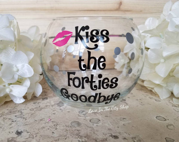 Kiss the 40's Goodbye Candy Jar - love-in-the-city-shop