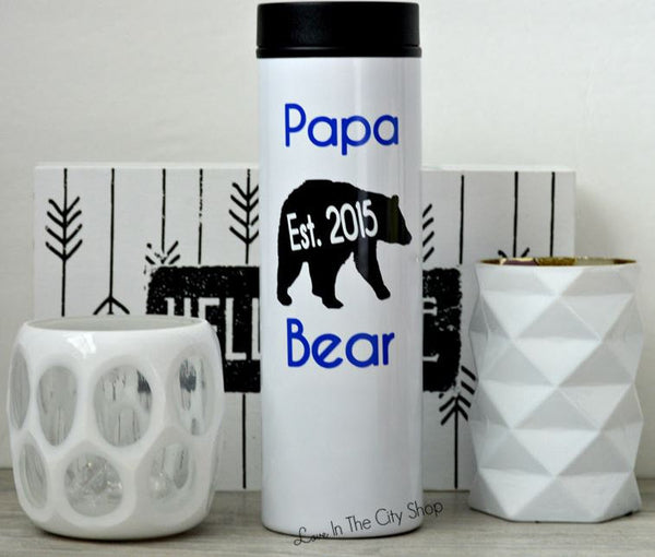 Papa Bear Travel Tumbler - love-in-the-city-shop