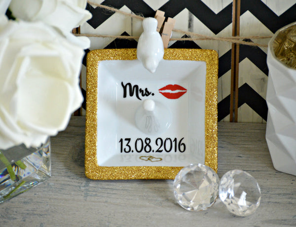 Bride to Be Ring Dish / Bird Ring Holder - love-in-the-city-shop