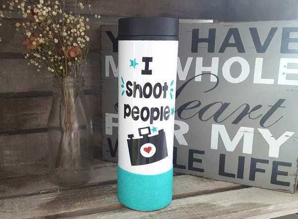 I Shoot People Travel Tumbler - love-in-the-city-shop