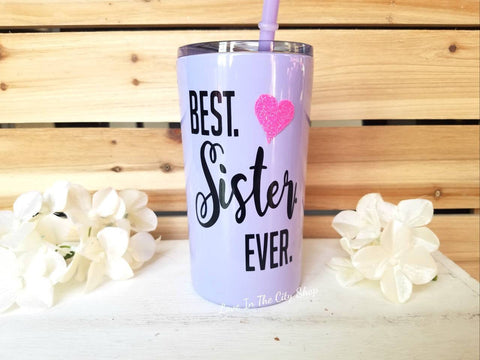 Best Sister Metal Tumbler (Mini Tumbler) - love-in-the-city-shop