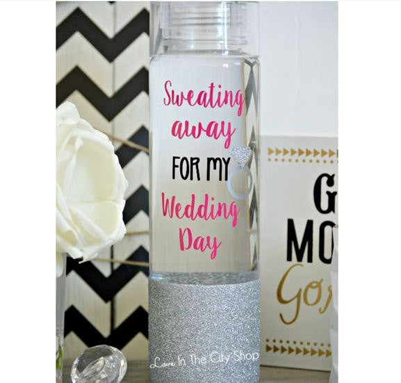 Sweating for the Wedding Water Bottle - love-in-the-city-shop