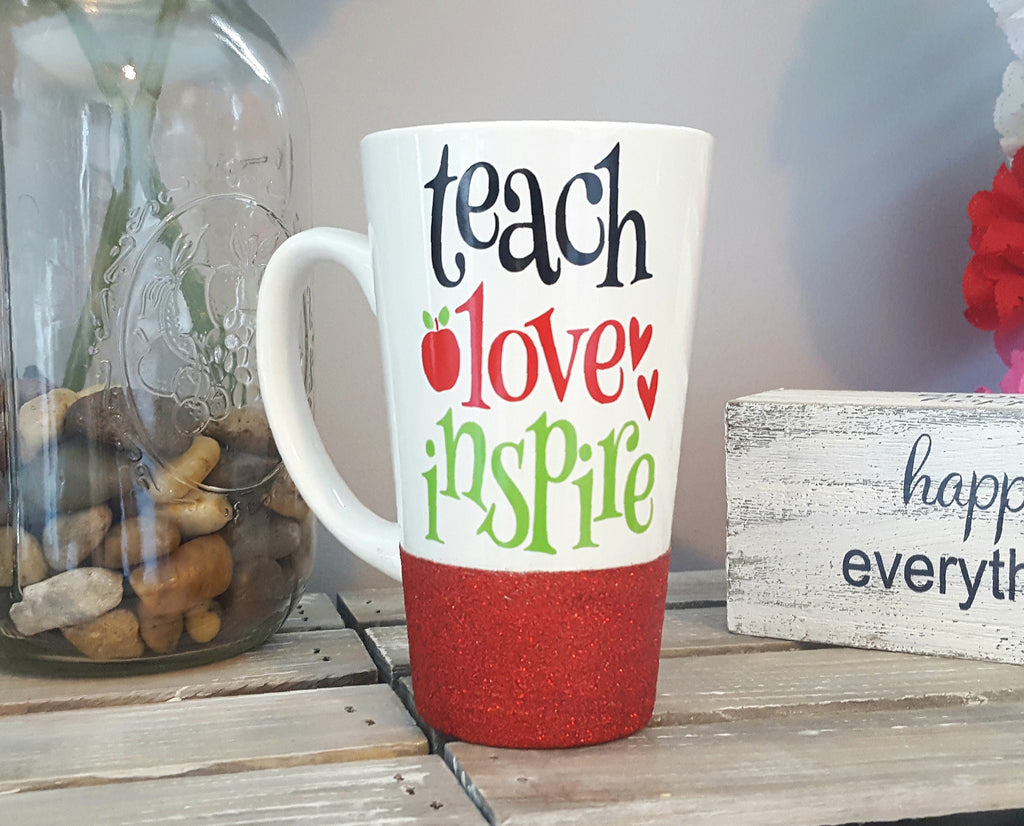 Teach Love Inspire Latte Mug - love-in-the-city-shop