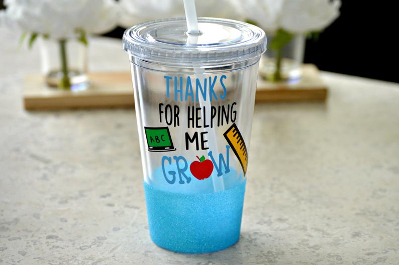 Thanks for Helping Me Grow Tumbler (Acrylic) - love-in-the-city-shop