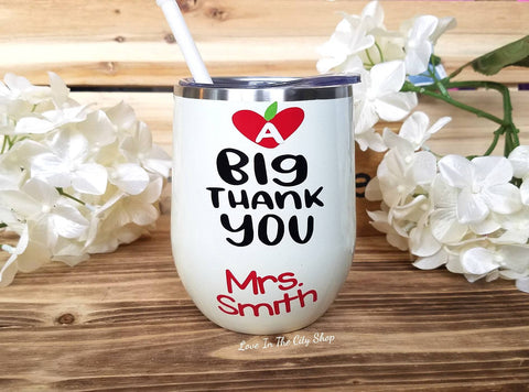 Teacher Thank You Wine Tumbler - love-in-the-city-shop