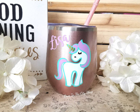 Unicorn Wine Tumbler - love-in-the-city-shop