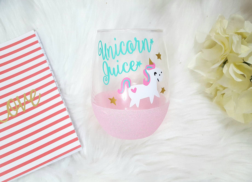 Unicorn Stemless Wine Glass - love-in-the-city-shop