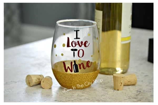 Love to Wine - Wine Lover Wine Glass - love-in-the-city-shop