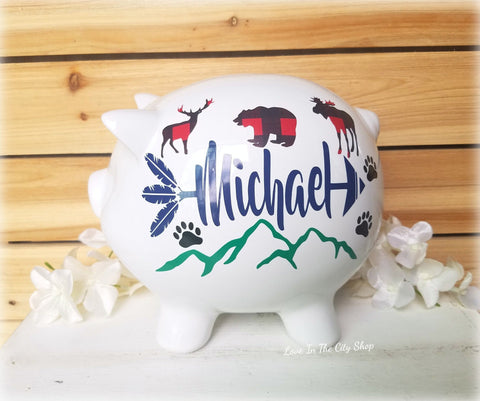 Mountain Piggy Bank - love-in-the-city-shop